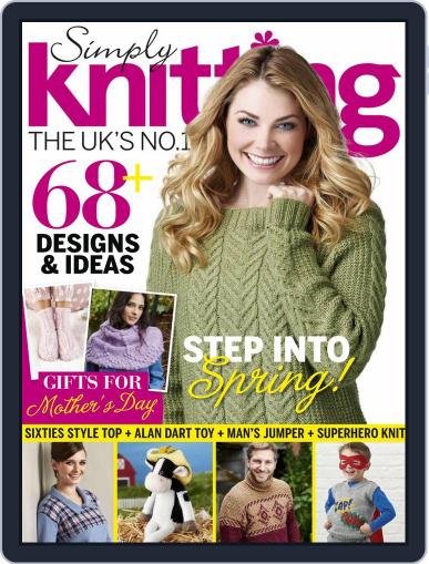 Simply Knitting February 25th, 2016 Digital Back Issue Cover