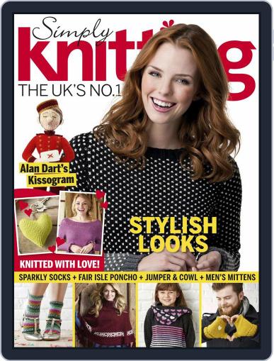 Simply Knitting February 1st, 2016 Digital Back Issue Cover