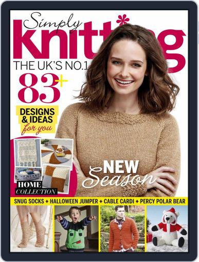 Simply Knitting September 30th, 2015 Digital Back Issue Cover