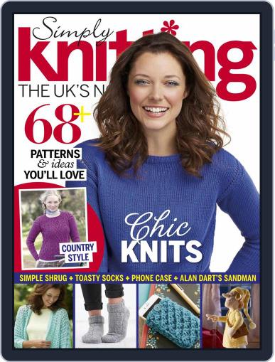Simply Knitting August 31st, 2015 Digital Back Issue Cover