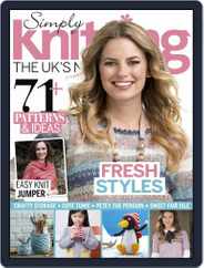 Simply Knitting (Digital) Subscription February 28th, 2015 Issue
