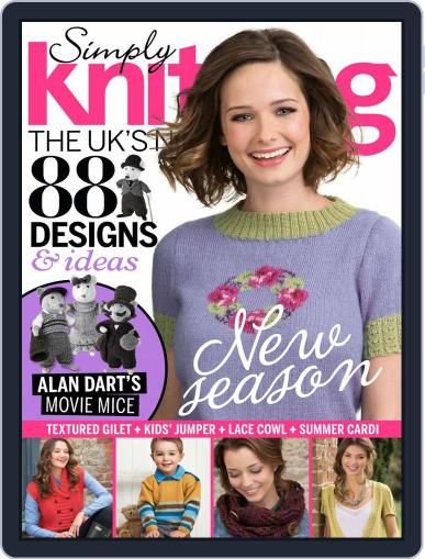 Simply Knitting August 14th, 2014 Digital Back Issue Cover