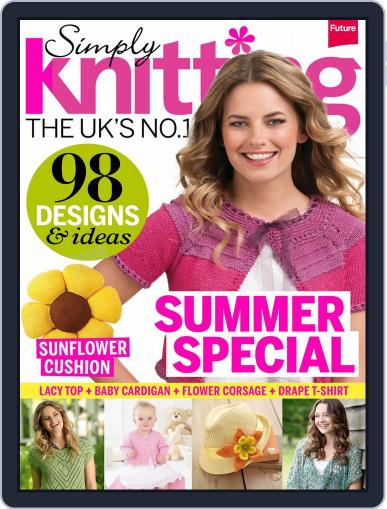 Simply Knitting July 17th, 2014 Digital Back Issue Cover