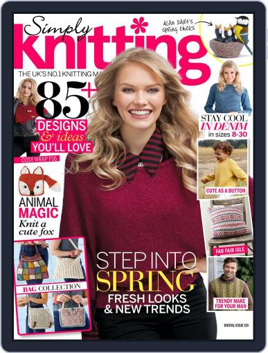 Simply Knitting March 27th, 2014 Digital Back Issue Cover