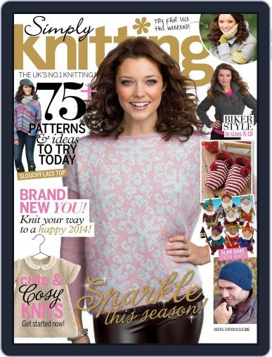 Simply Knitting December 5th, 2013 Digital Back Issue Cover
