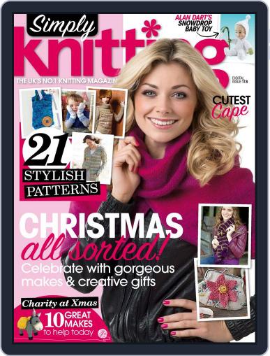 Simply Knitting October 11th, 2013 Digital Back Issue Cover