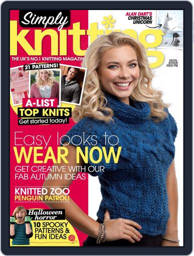 Simply Knitting September 17th, 2013 Digital Back Issue Cover