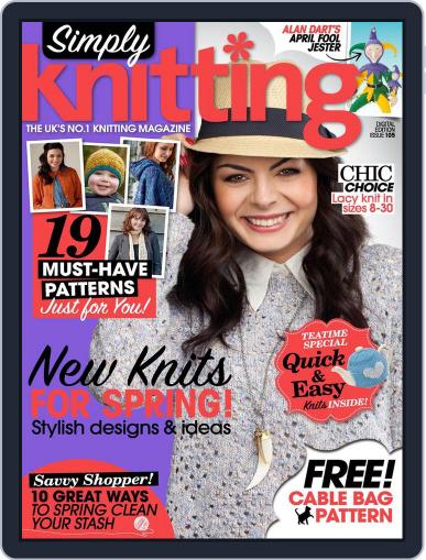 Simply Knitting March 19th, 2013 Digital Back Issue Cover