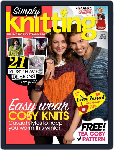 Simply Knitting December 26th, 2012 Digital Back Issue Cover