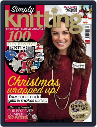 Simply Knitting December 1st, 2012 Digital Back Issue Cover