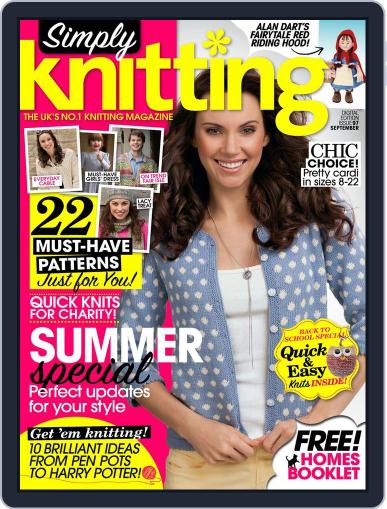 Simply Knitting August 7th, 2012 Digital Back Issue Cover