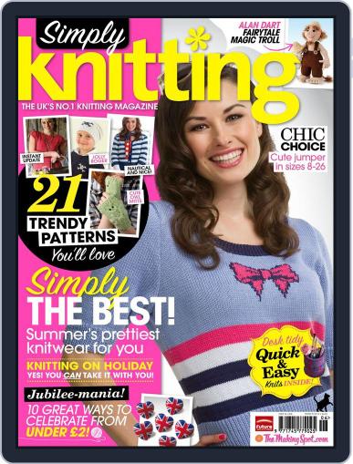 Simply Knitting May 15th, 2012 Digital Back Issue Cover