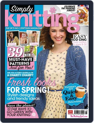 Simply Knitting April 17th, 2012 Digital Back Issue Cover
