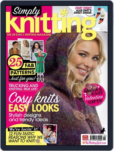Simply Knitting December 28th, 2011 Digital Back Issue Cover