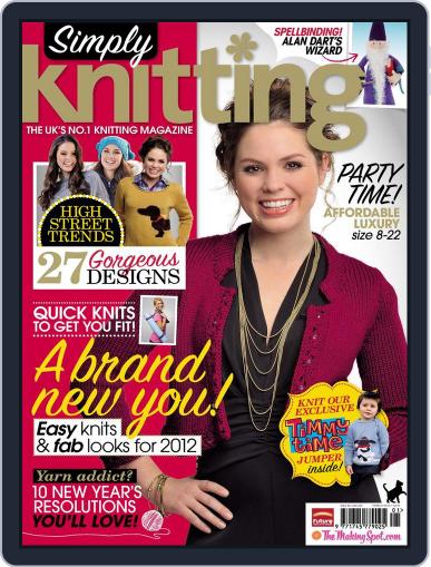 Simply Knitting November 28th, 2011 Digital Back Issue Cover