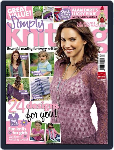 Simply Knitting August 8th, 2011 Digital Back Issue Cover