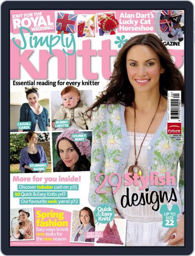 Simply Knitting March 21st, 2011 Digital Back Issue Cover
