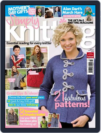 Simply Knitting January 25th, 2011 Digital Back Issue Cover