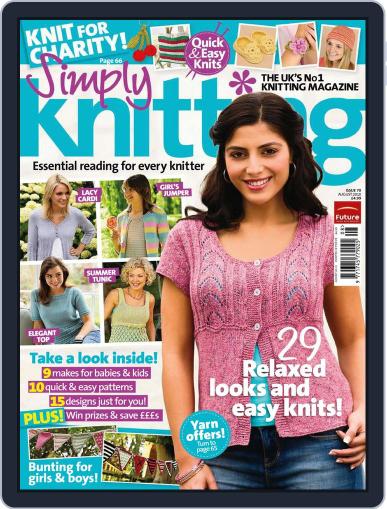 Simply Knitting July 14th, 2010 Digital Back Issue Cover