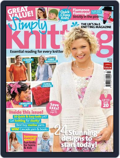 Simply Knitting June 16th, 2010 Digital Back Issue Cover