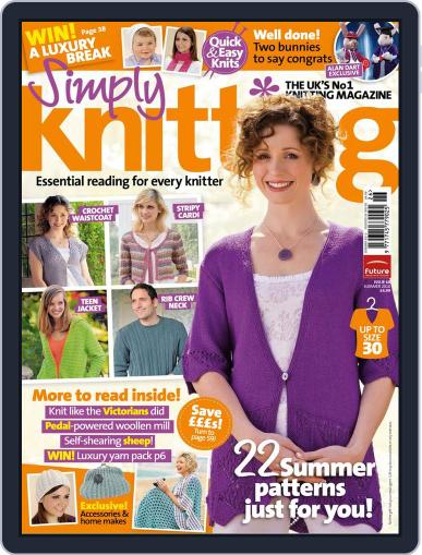 Simply Knitting May 19th, 2010 Digital Back Issue Cover
