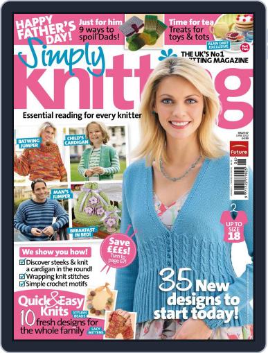 Simply Knitting April 21st, 2010 Digital Back Issue Cover
