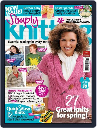 Simply Knitting February 24th, 2010 Digital Back Issue Cover