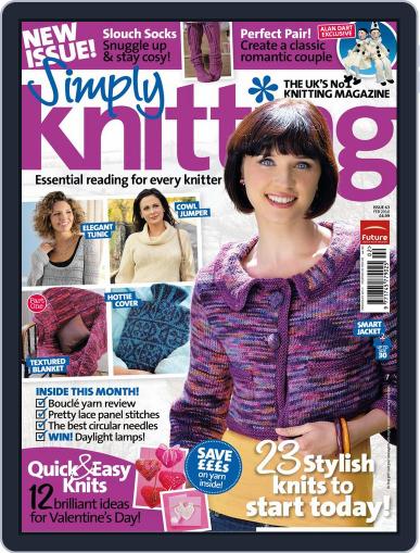 Simply Knitting December 31st, 2009 Digital Back Issue Cover