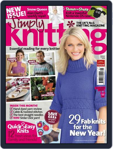Simply Knitting December 2nd, 2009 Digital Back Issue Cover