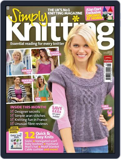 Simply Knitting August 12th, 2009 Digital Back Issue Cover