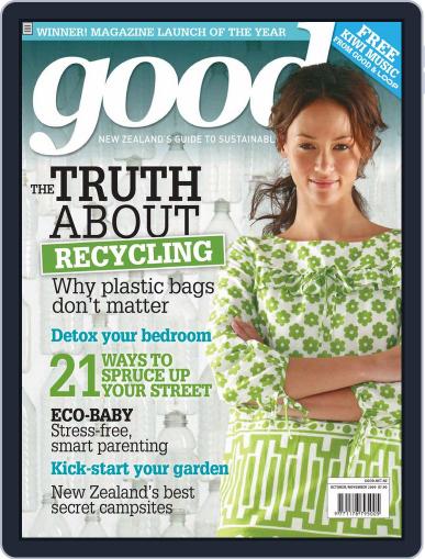 Good October 11th, 2009 Digital Back Issue Cover