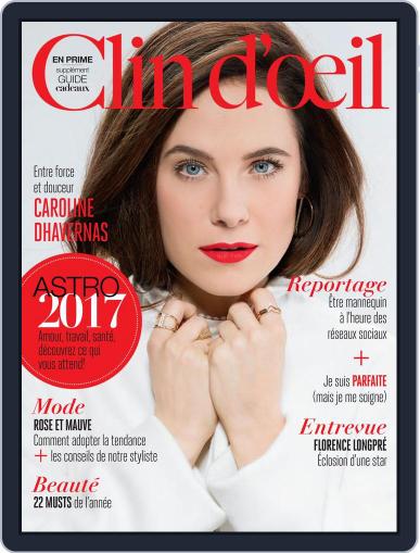 Clin D'oeil January 1st, 2017 Digital Back Issue Cover