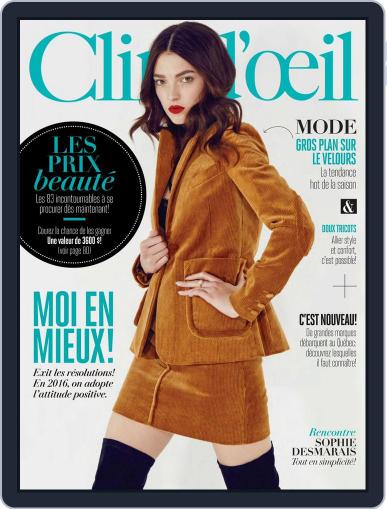 Clin D'oeil January 1st, 2016 Digital Back Issue Cover