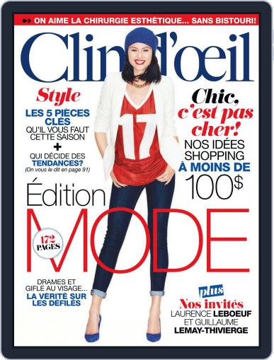 Clin D'oeil August 8th, 2013 Digital Back Issue Cover