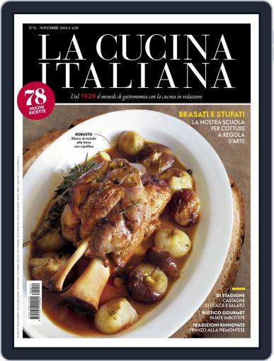 La Cucina Italiana November 1st, 2016 Digital Back Issue Cover