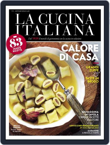 La Cucina Italiana January 1st, 2016 Digital Back Issue Cover