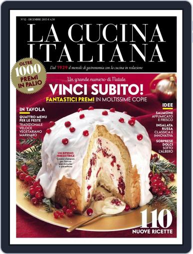 La Cucina Italiana December 1st, 2015 Digital Back Issue Cover