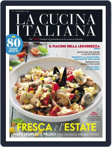 La Cucina Italiana June 29th, 2015 Digital Back Issue Cover