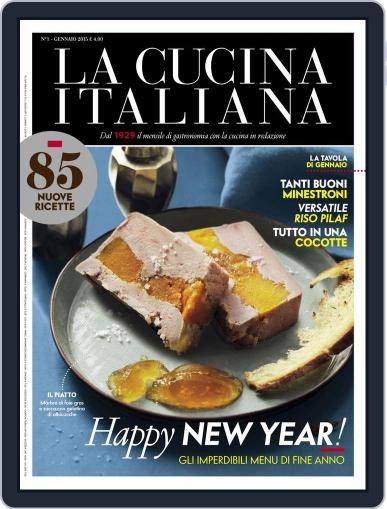 La Cucina Italiana January 13th, 2015 Digital Back Issue Cover