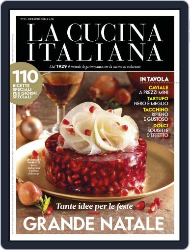 La Cucina Italiana December 1st, 2014 Digital Back Issue Cover