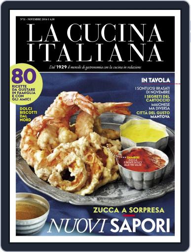 La Cucina Italiana November 4th, 2014 Digital Back Issue Cover