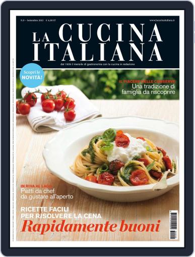 La Cucina Italiana August 29th, 2013 Digital Back Issue Cover