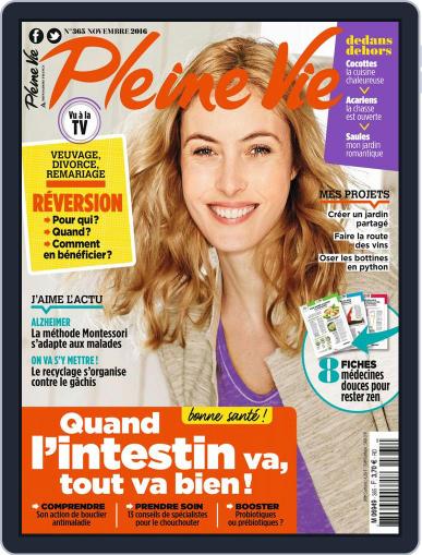 Pleine Vie November 1st, 2016 Digital Back Issue Cover