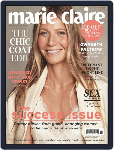 Marie Claire - UK November 1st, 2018 Digital Back Issue Cover