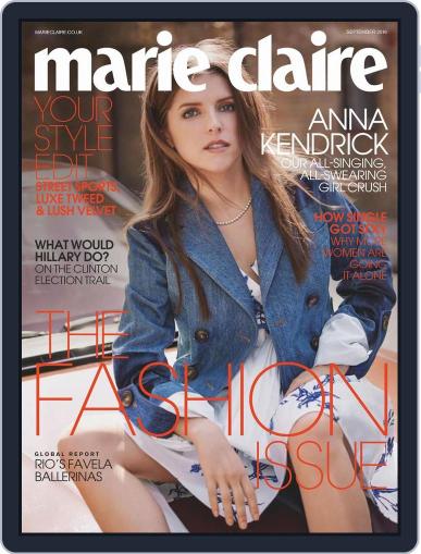 Marie Claire - UK August 4th, 2016 Digital Back Issue Cover