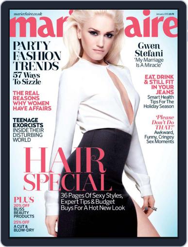 Marie Claire - UK December 5th, 2012 Digital Back Issue Cover