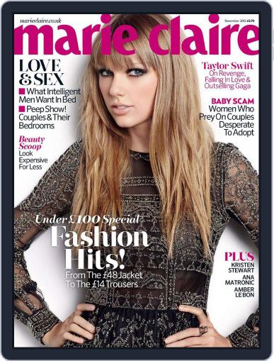 Marie Claire - UK October 3rd, 2012 Digital Back Issue Cover