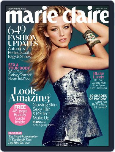 Marie Claire - UK September 5th, 2012 Digital Back Issue Cover