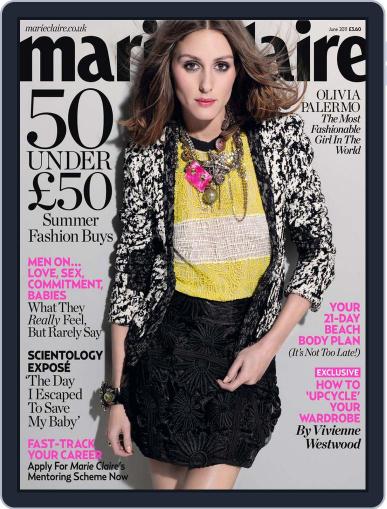 Marie Claire - UK May 4th, 2011 Digital Back Issue Cover