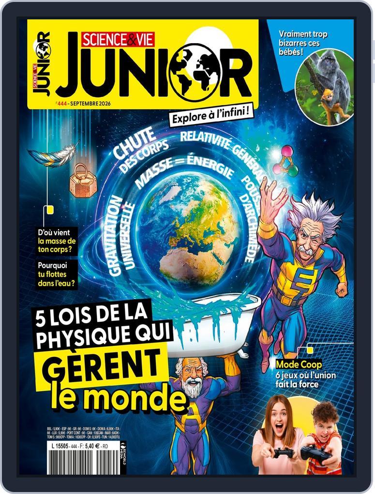 Science & Vie Junior (Digital) Subscription                    August 12th, 2026 Issue